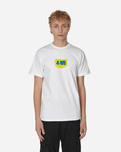 4 Worth Doing 4-wd Company T-shirt In White