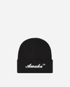 Awake Ny Script Logo Beanie In Black
