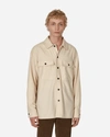 Jil Sander Lightweight Wool Shirt Jacket In Beige