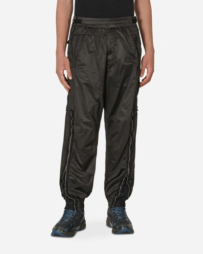 Stone Island Shadow Project Thermo Zip Pants In Black