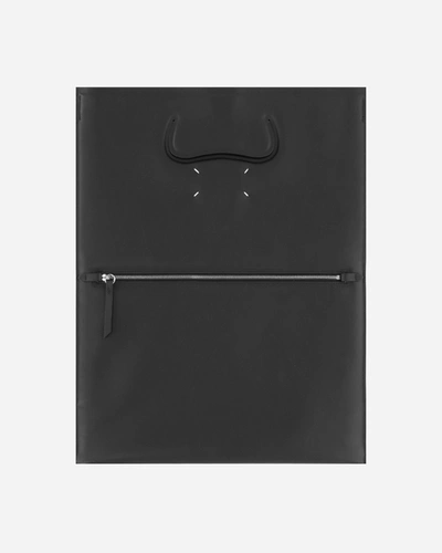 Maison Margiela Tabi Shopping Bag In Black