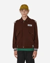 Paccbet Logo Patch Jacket In Brown