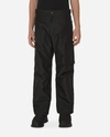 Moncler Black Cargo Pocket Ski Trousers In Black