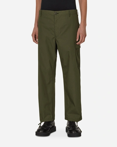 Kenzo Cargo Trousers In Green