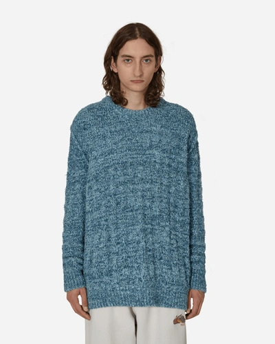 Maison Margiela Oversize Sweater In Blue