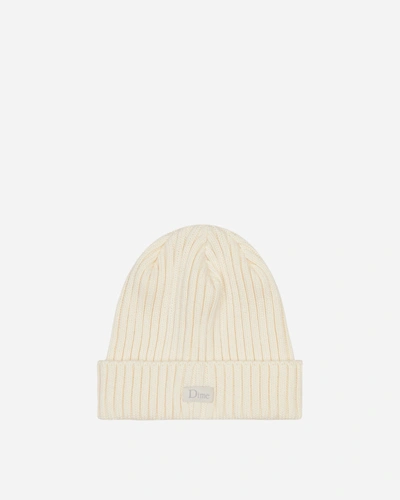 Dime Off-white Patch Beanie In Beige