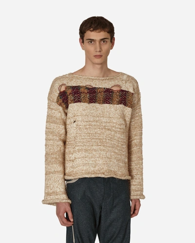 Vitelli Cosmic Rainbow Sweater In Beige