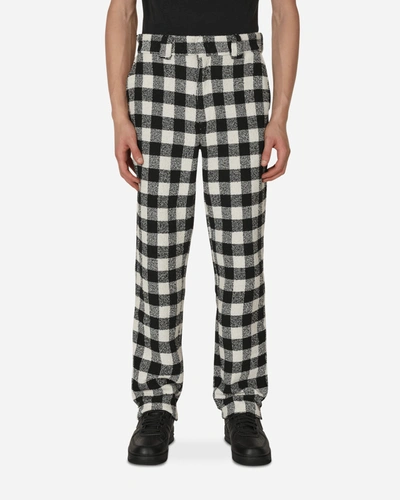 Dickies Opening Ceremony Tweed Check Trousers In Black