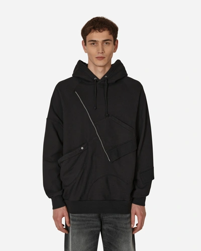 Undercoverism Panelled Hooded Sweatshirt In Black