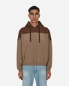 Guess Usa Two Tone Hooded Sweatshirt In Brown