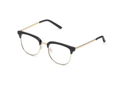Quay Evasive Rx In Black Gold,clear Rx