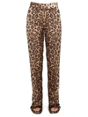 Red Valentino Leopard-print Side-pocket Trousers In Animal Print