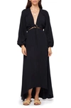 L*SPACE COLETTE LONG SLEEVE COVER-UP DRESS