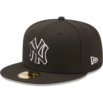 New Era New York Yankees  Black On Black Dub 59fifty Fitted Hat