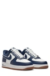 Nike Blue & White Air Force 1 '07 Lv8 Sneakers In White/football Grey-