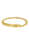 BONY LEVY 14K GOLD ID BRACELET