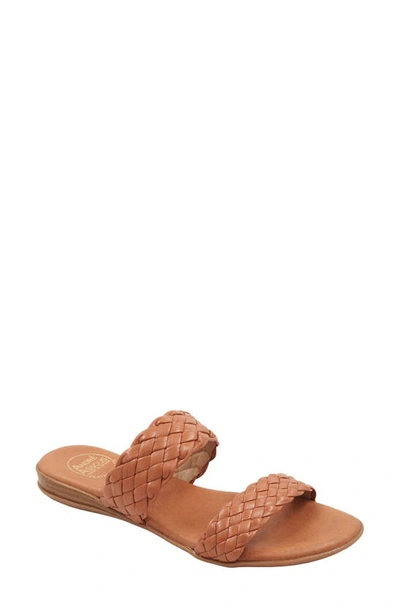 Andre Assous Naria Slide Sandal In Cuero