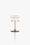 Jonathan Simkhai Pompom Petit Candle Holder In Clear