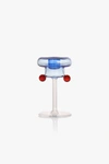 Jonathan Simkhai Pompom Petit Candle Holder In Azure