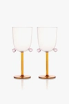 Jonathan Simkhai Pompom Wine Glass In Honey Multi