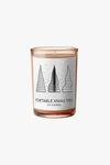 Jonathan Simkhai Portable Xmas Tree Candle In Rose Metallic