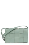 BOTTEGA VENETA INTRECCIATO LEATHER CROSSBODY BAG