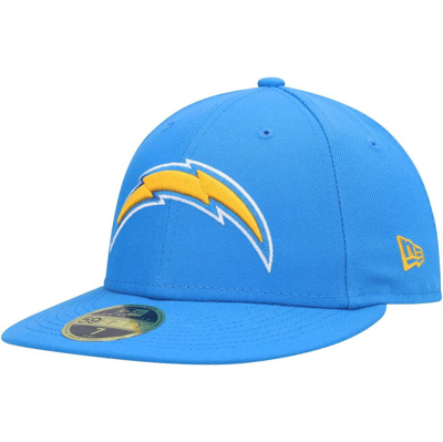 New Era Powder Blue Los Angeles Chargers Logo Omaha Low Profile 59fifty Fitted Hat