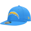 NEW ERA NEW ERA POWDER BLUE LOS ANGELES CHARGERS LOGO OMAHA LOW PROFILE 59FIFTY FITTED HAT