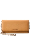 VALENTINO BY MARIO VALENTINO VALENTINO BY MARIO VALENTINO JUNIPER LEATHER WALLET ON CHAIN