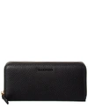 VALENTINO BY MARIO VALENTINO VALENTINO BY MARIO VALENTINO FARLEY CONTINENTAL TOP ZIP LEATHER WALLET