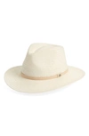 Rag & Bone Packable Straw Fedora In Ivry