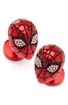 Cufflinks, Inc 3d Spider-man Cuff Links In Red