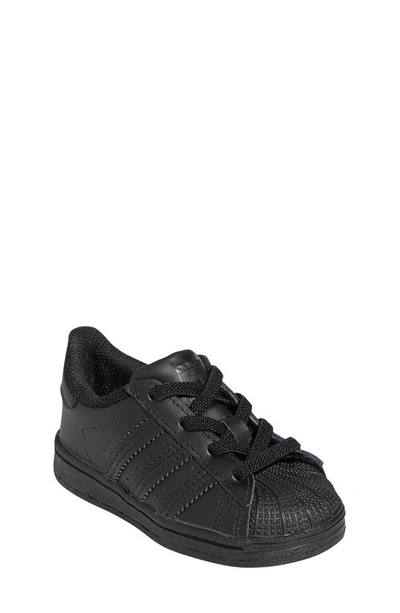 Adidas Originals Kids' Superstar J Sneaker In Core Black/core Black/core Black