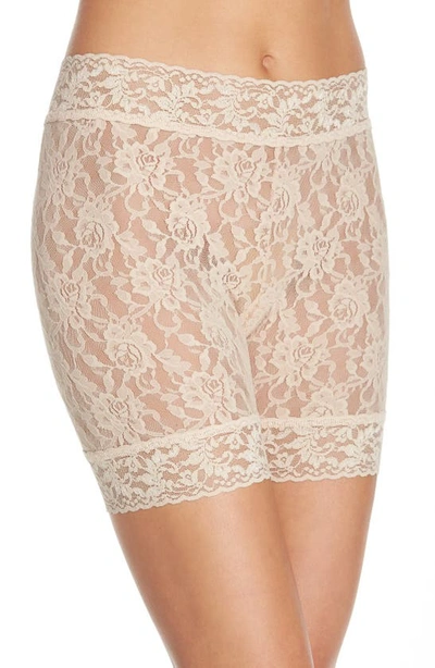 HANKY PANKY HANKY PANKY SHEER SIGNATURE LACE BIKE SHORTS