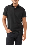 Rodd & Gunn Stanley Sports Fit Dot Short Sleeve Polo In Noir