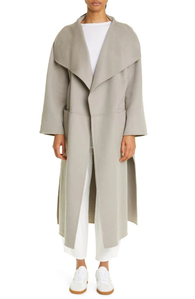 Totême Toteme Signature Cashmere Coat Female Greyfemale In Elephant