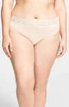 Hanky Panky Organic Cotton Plus Size Conscience French Brief 892461x In Chai