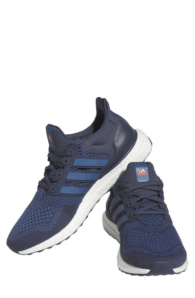 Adidas Originals Ultraboost 1.0 Dna Sneaker In Shadow Navy/core Blue/impact Orange