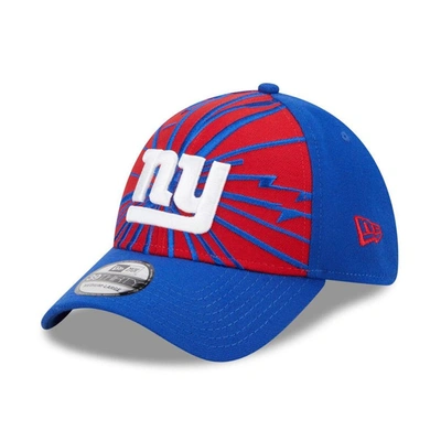 New Era Men's  Red, Royal New York Giants Shattered 39thirty Flex Hat In Red,royal