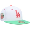NEW ERA NEW ERA WHITE/GREEN LOS ANGELES DODGERS  WATERMELON LOLLI 59FIFTY FITTED HAT