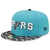 NEW ERA NEW ERA  BLACK SAN ANTONIO SPURS 2022/23 CITY EDITION OFFICIAL 59FIFTY FITTED HAT