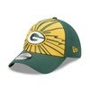 NEW ERA NEW ERA GREEN/GOLD GREEN BAY PACKERS SHATTERED 39THIRTY FLEX HAT