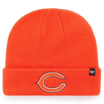 47 ' Orange Chicago Bears Secondary Basic Cuffed Knit Hat