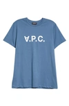 Apc Vpc Color H T-shirt In Blue