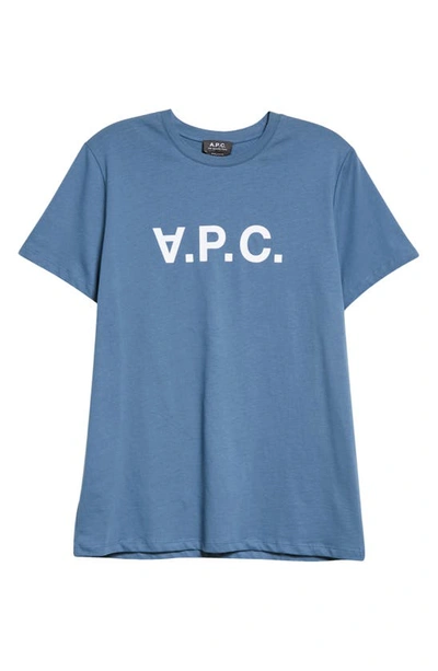Apc Vpc Color H T-shirt In Blue