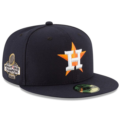 New Era Navy Houston Astros 2022 World Series Champions Home Side Patch 59fifty Fitted Hat