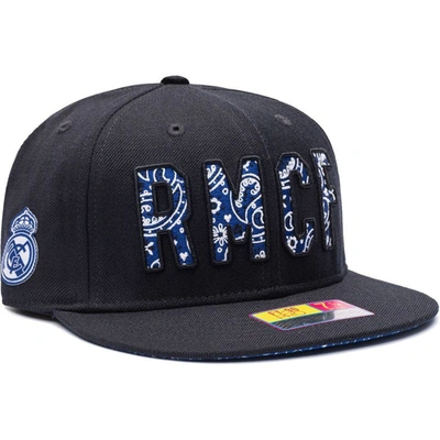Fan Ink Navy Real Madrid Bode Fitted Hat