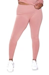 Halfdays Spophia Rib High Waist Legging In Mauve