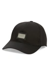 Dolce & Gabbana Logo Plaque Baseball Cap In Black