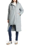 MODERN ETERNITY 3-IN-1 LONG QUILTED WATERPROOF MATERNITY PUFFER COAT